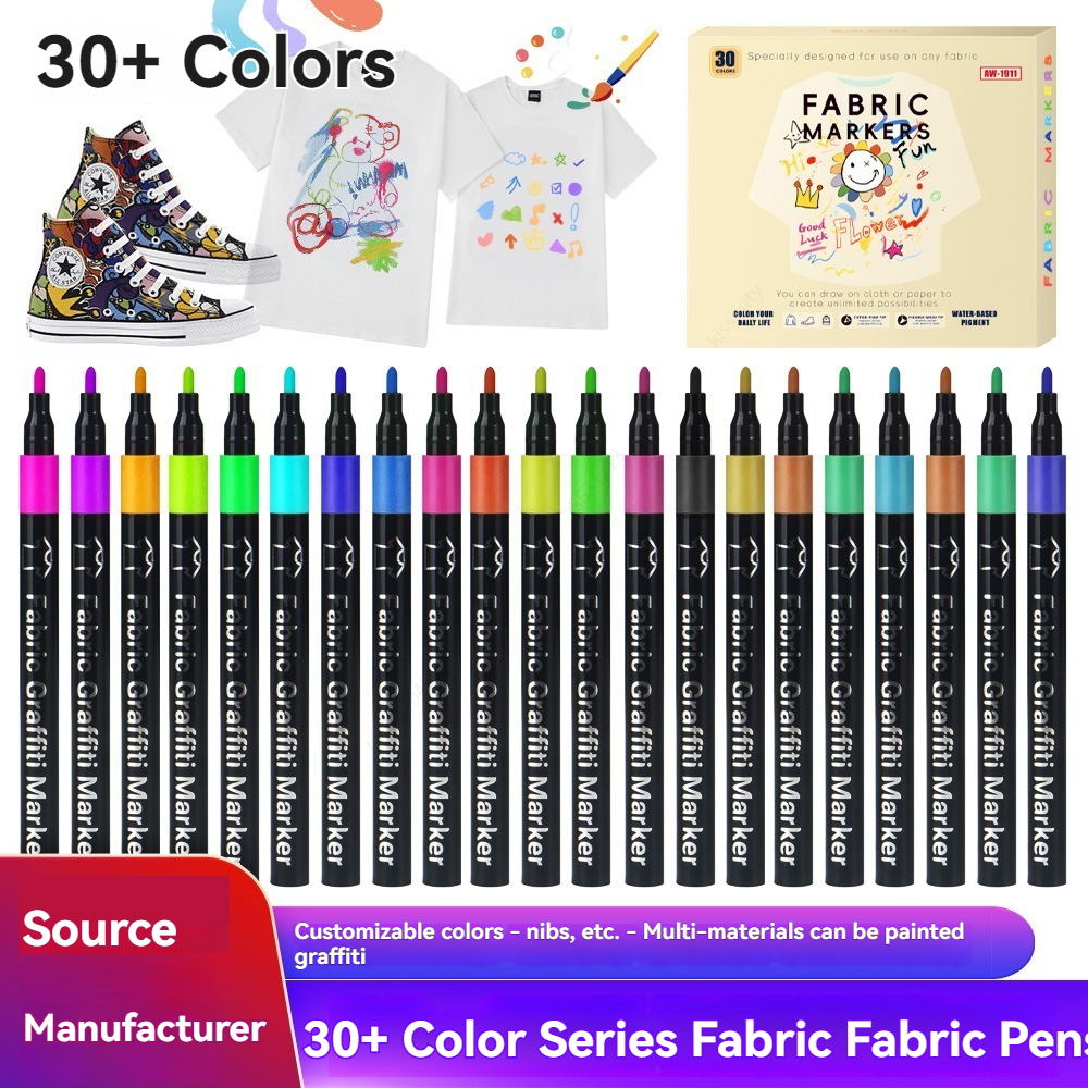 6/30 Colors Fabric Markers Pen - Correction Pen Fine ulasan dan harga