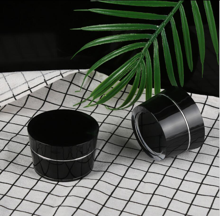50G black plastic acrylic jar  - Gel Refill Pack ulasan dan harga