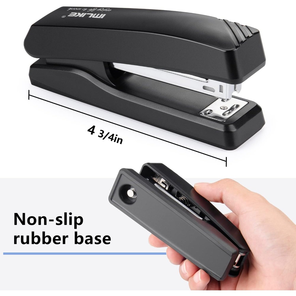 Desktop Office Stapler with 20 - Stapler Half Strip ulasan dan harga