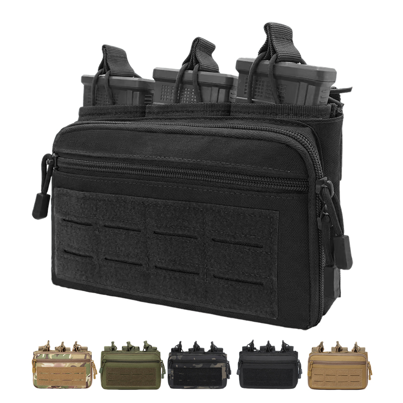 Molle Magazine Pouch Triple Ma - Magazine Holder Rack ulasan dan harga