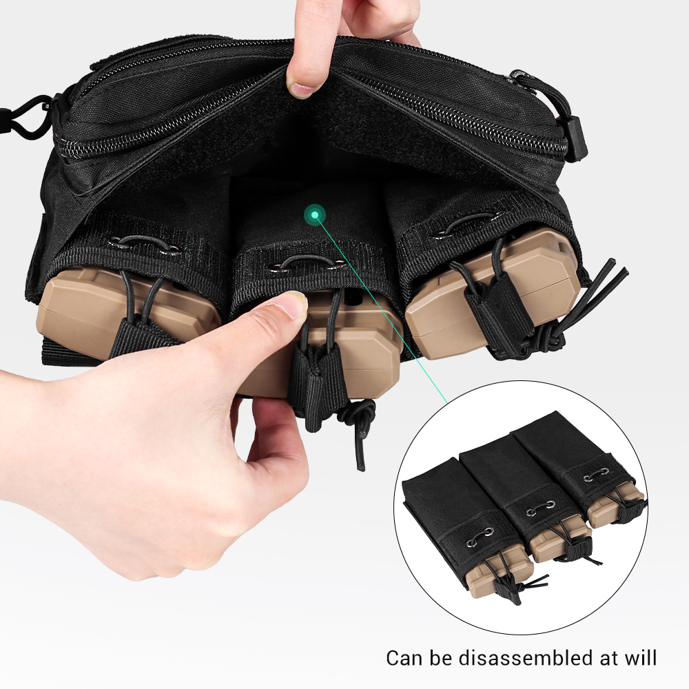Molle Magazine Pouch Triple Ma - Magazine Holder Rack ulasan dan harga