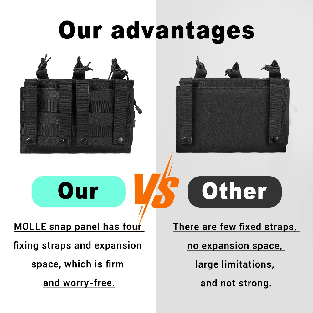 Molle Magazine Pouch Triple Ma - Magazine Holder Rack ulasan dan harga