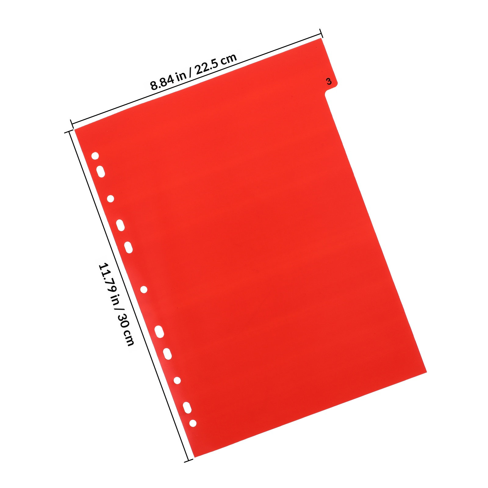 20 Pages Colorful Plastic Tab  - Tab Divider A4 ulasan dan harga