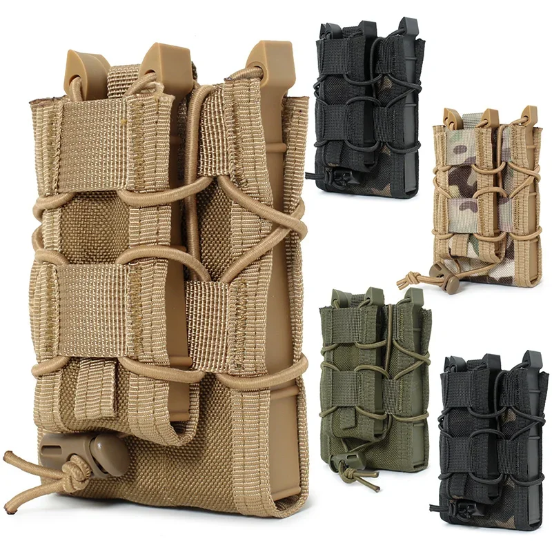 5.56 9mm Molle Magazine Pouch  - Magazine Holder Rack ulasan dan harga