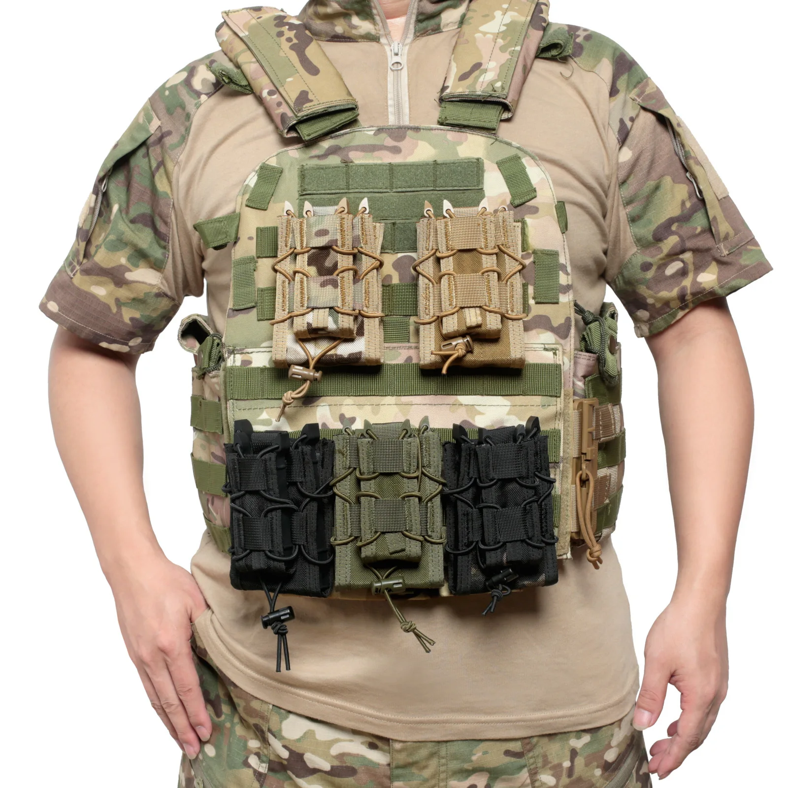 5.56 9mm Molle Magazine Pouch  - Magazine Holder Rack ulasan dan harga