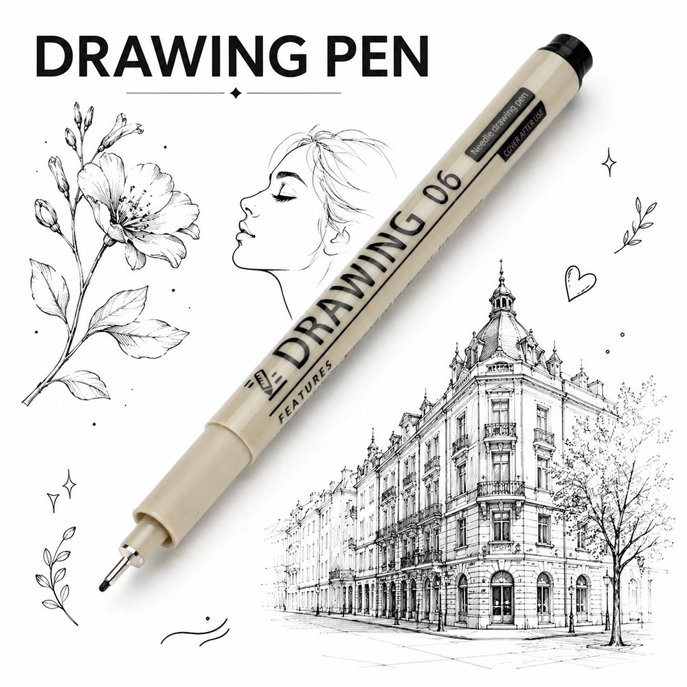 12Pcs Pigment Liner Art Marker - Correction Pen Fine ulasan dan harga