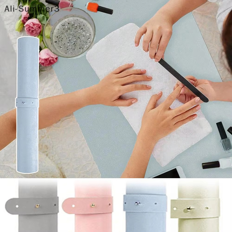Foldable Nail Art Table Mat PU - Leather Desk Pad ulasan dan harga