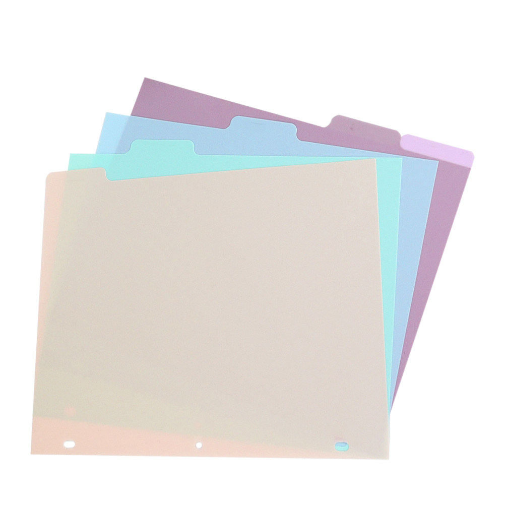 1Set A4 Plastic Binder Divider - Tab Divider A4 ulasan dan harga