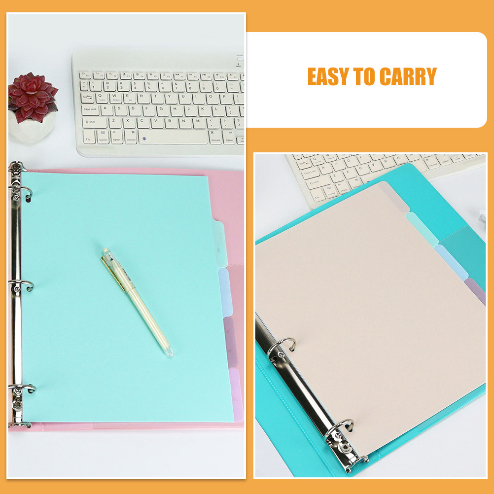 1Set A4 Plastic Binder Divider - Tab Divider A4 ulasan dan harga