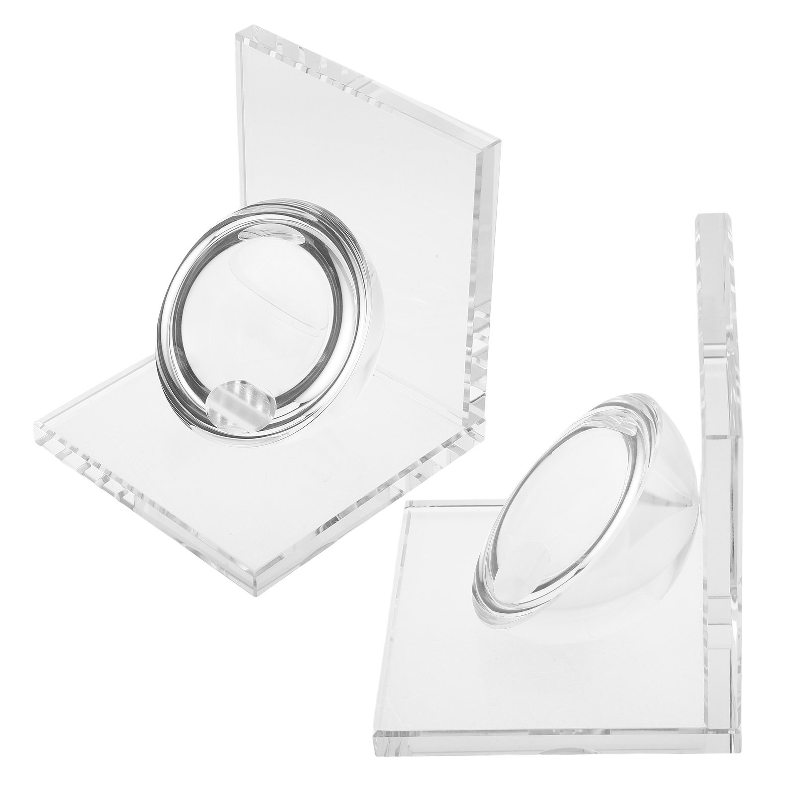 Weighted Crystal Bookend Pair  - Book Weight Glass ulasan dan harga
