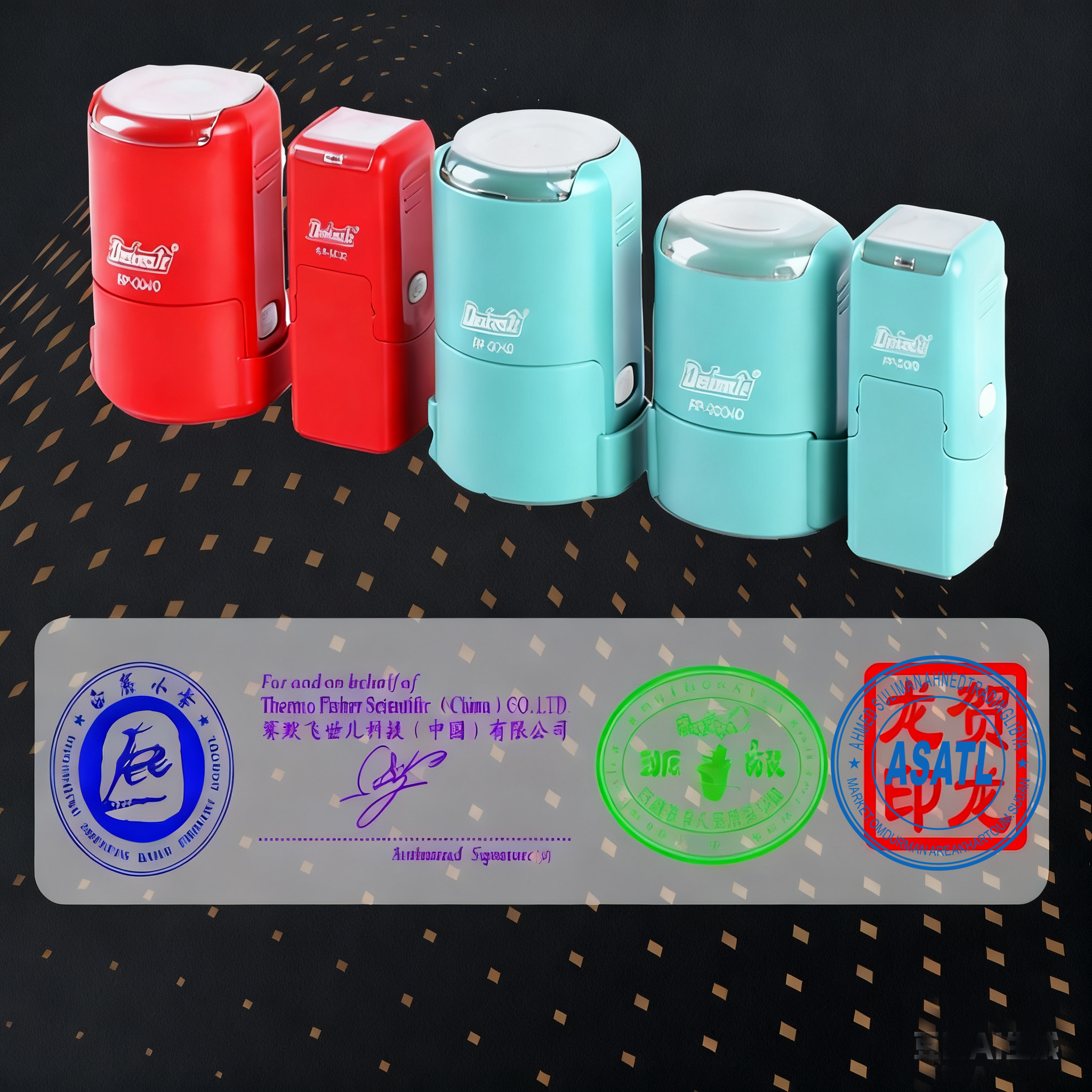 Custom Engraved Seals, Adjusta - Rubber Date Stamp ulasan dan harga