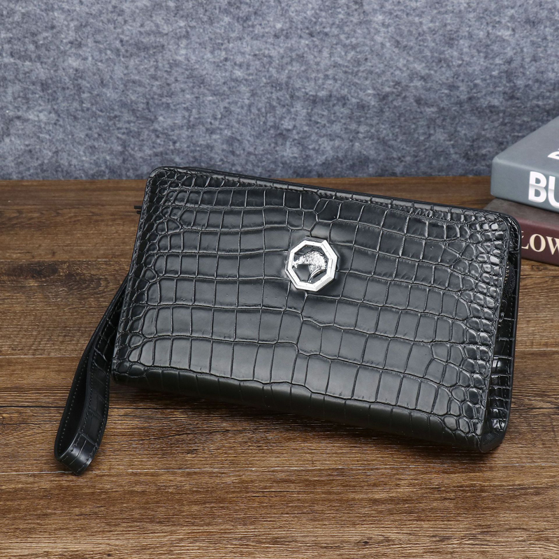 Men's Genuine Leather Clutch B - Index Card Holder ulasan dan harga
