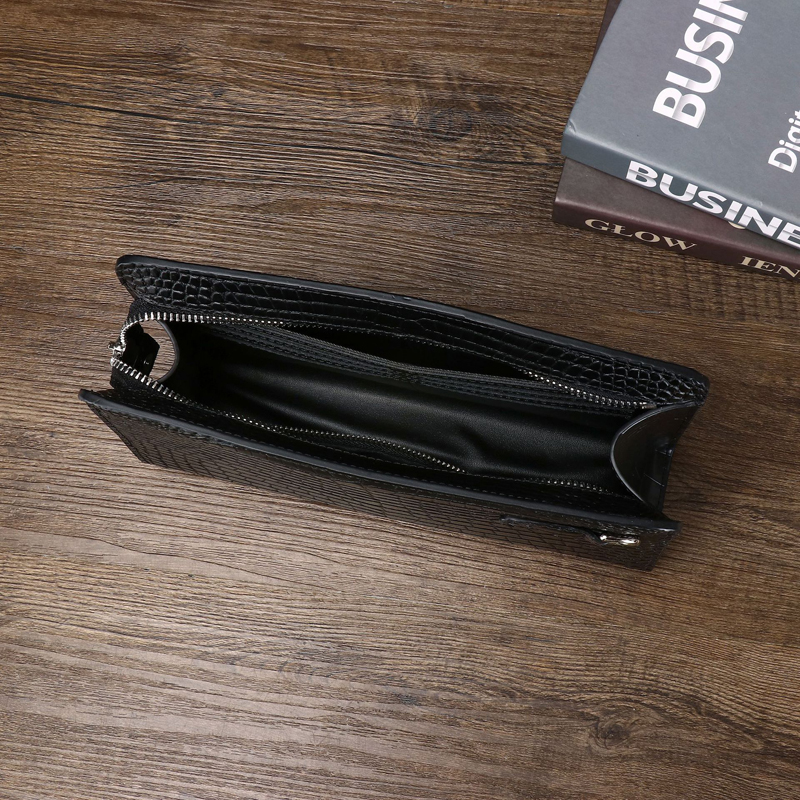 Men's Genuine Leather Clutch B - Index Card Holder ulasan dan harga