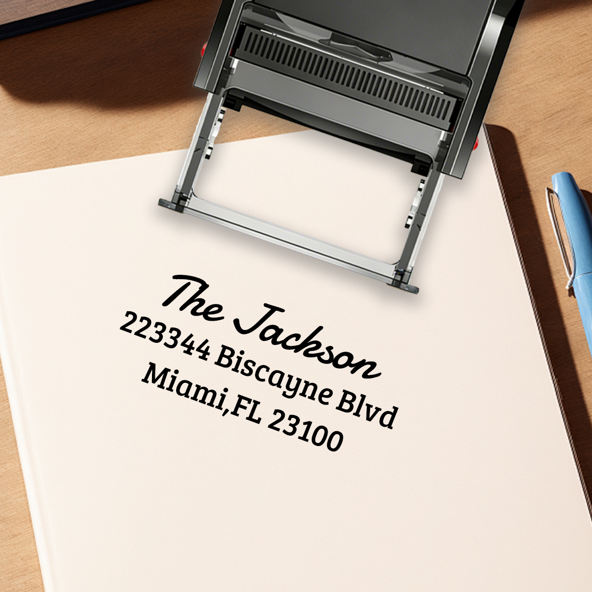 Custom Address Stamp, Return A - Rubber Date Stamp ulasan dan harga
