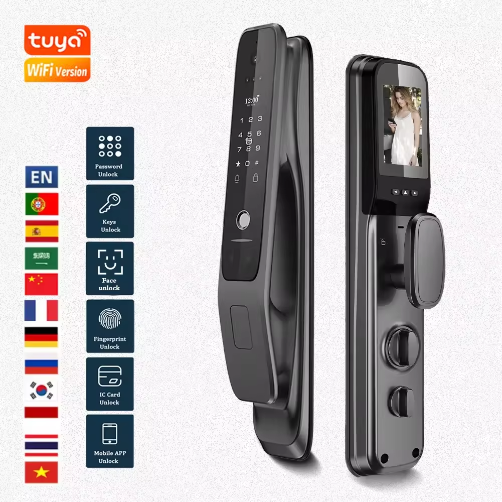 Tuya Wifi Smart Door Lock with - Letter Opener Brass ulasan dan harga