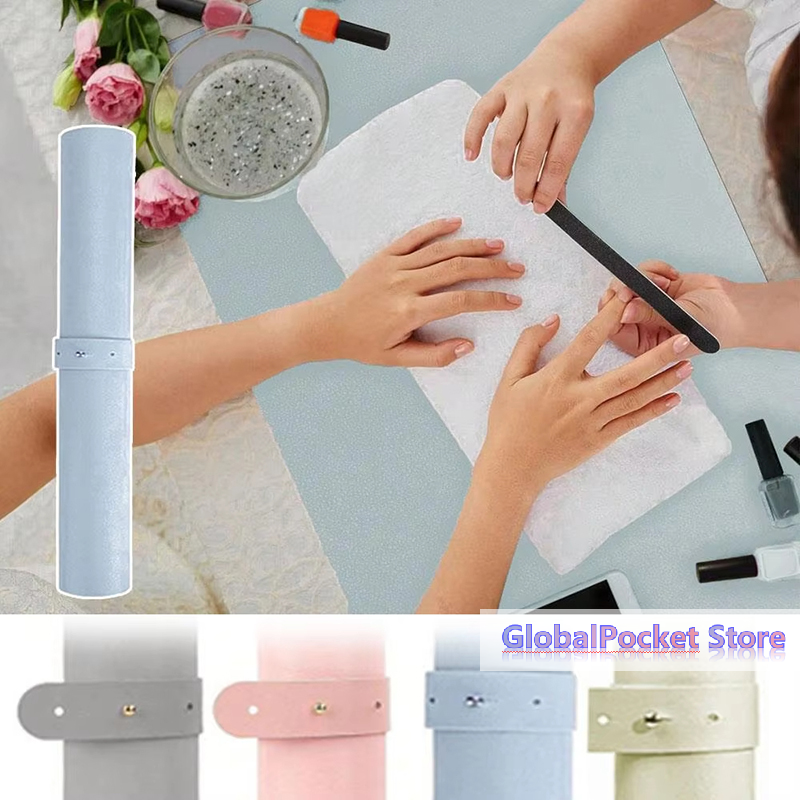 [TG823]Foldable Nail Art Table - Leather Desk Pad ulasan dan harga