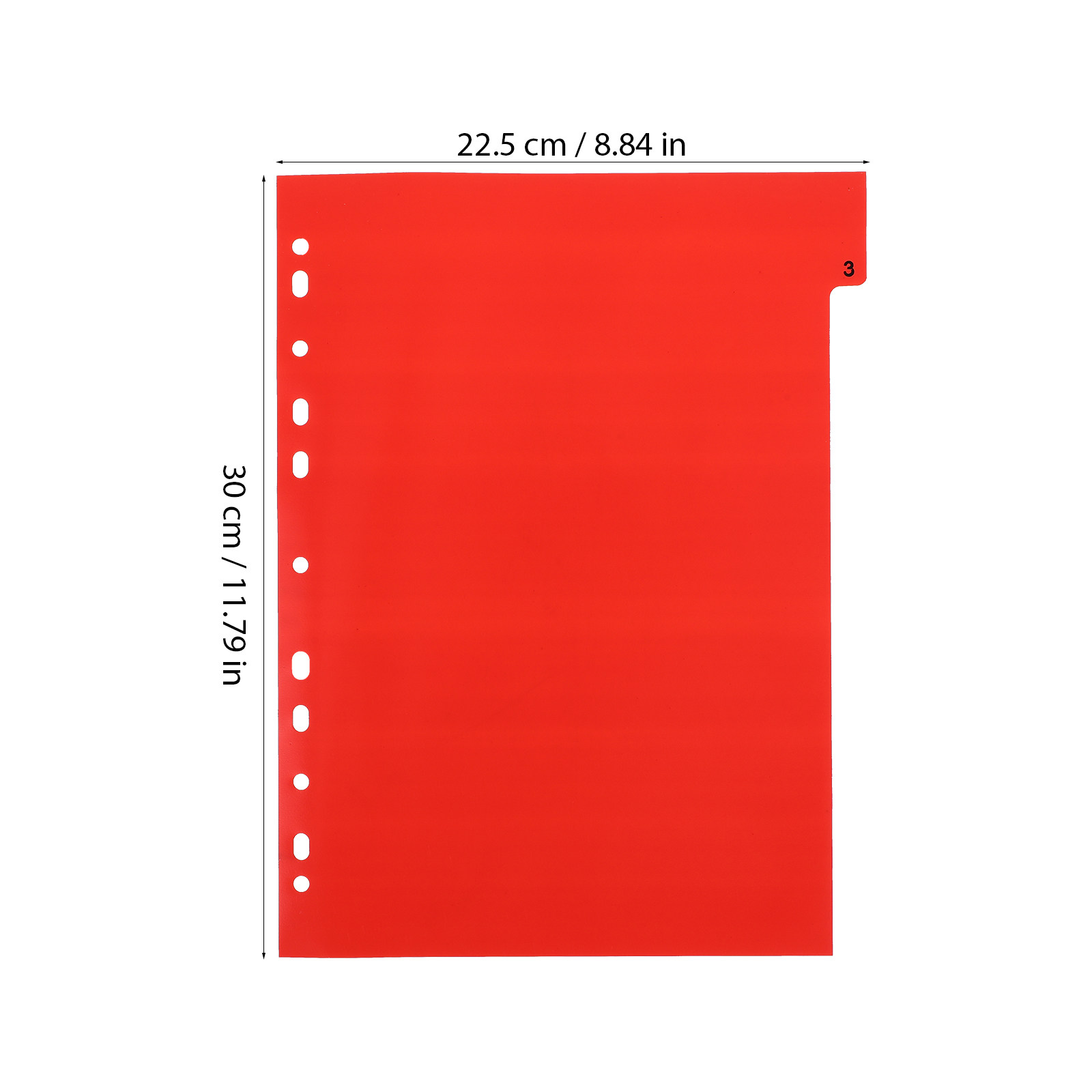 20 Pages A4 Colorful Plastic T - Tab Divider A4 ulasan dan harga