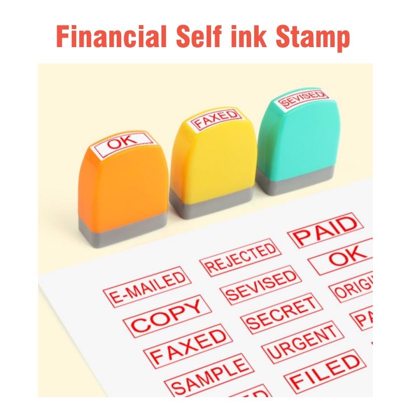 financial seal PAID COPY SCANN - Rubber Date Stamp ulasan dan harga