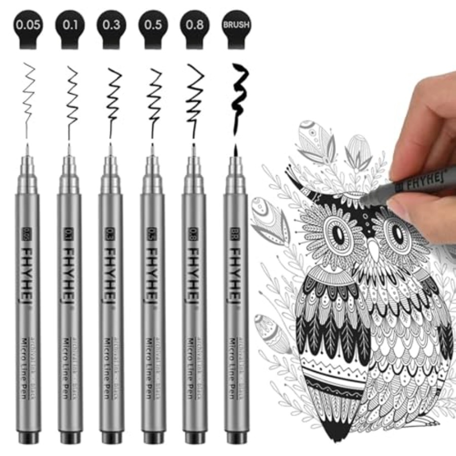 Micro Fineliner Drawing Art Pe - Archive Box Set ulasan dan harga