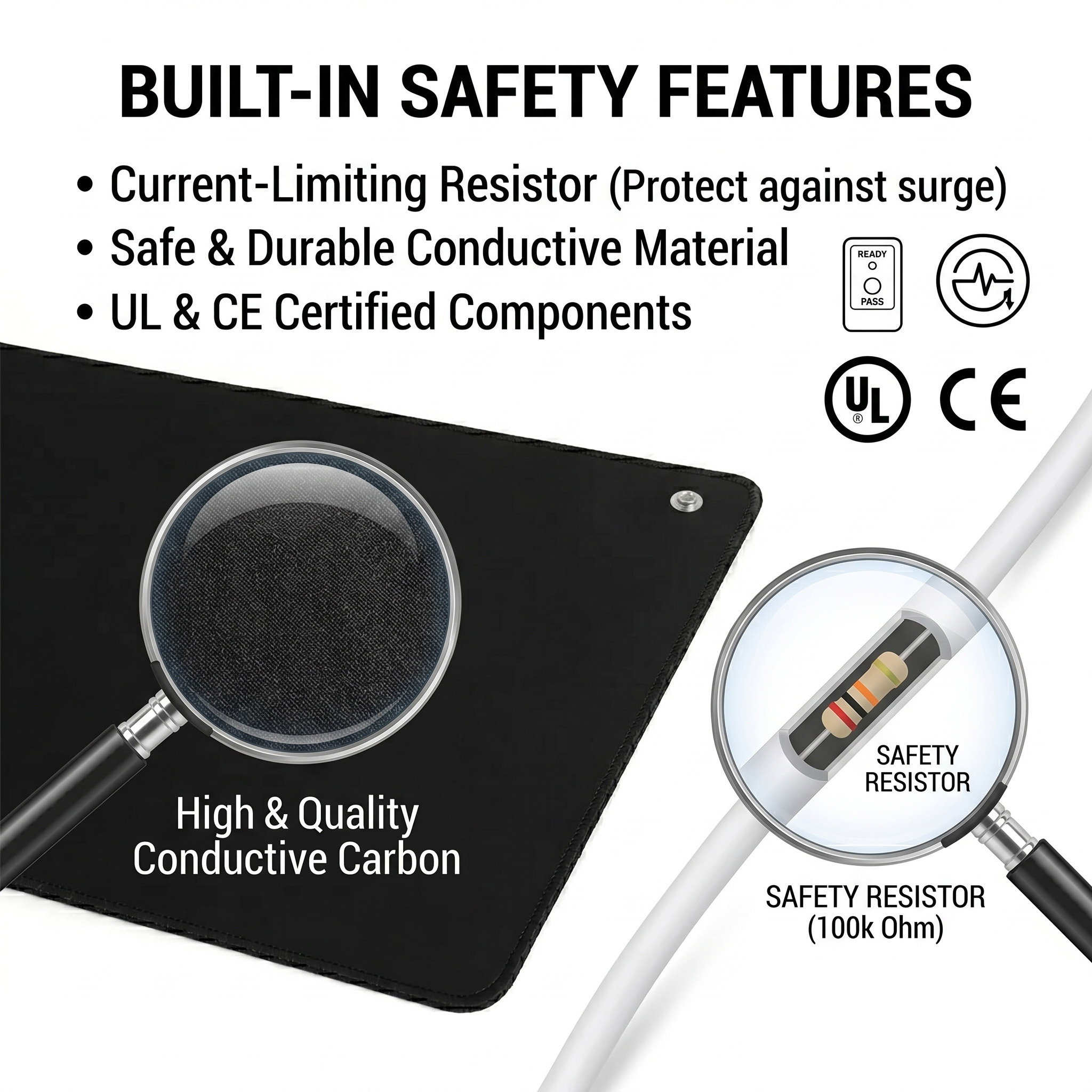 3mm PU Leather Grounding Mat E - Leather Desk Pad ulasan dan harga