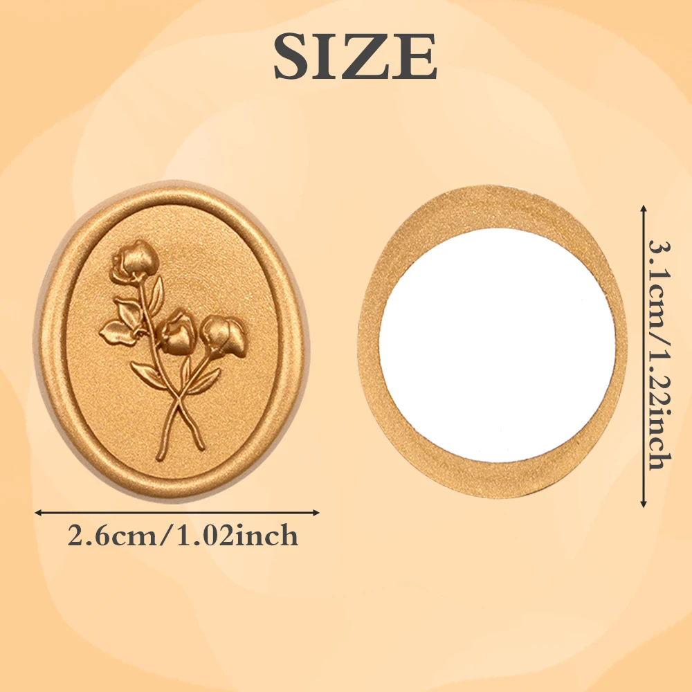 25pcs/set 3D Floral Wax Seal S - Wax Seal Stamp Set ulasan dan harga