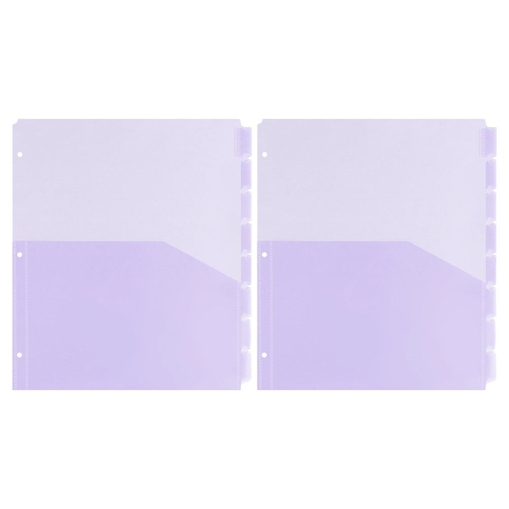 2Sets PP Material Binder Divid - Tab Divider A4 ulasan dan harga