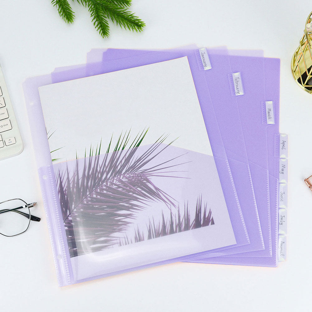 2Sets PP Material Binder Divid - Tab Divider A4 ulasan dan harga